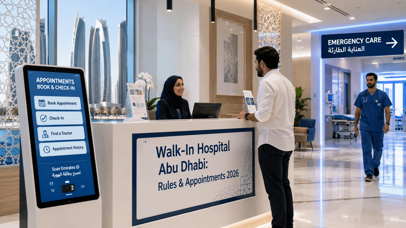Walk-In Hospital Abu Dhabi: Rules & Appointments In 2026